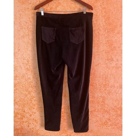 DASH Knit Black Corduroy Pull On Pants size PL - Picture 2 of 8